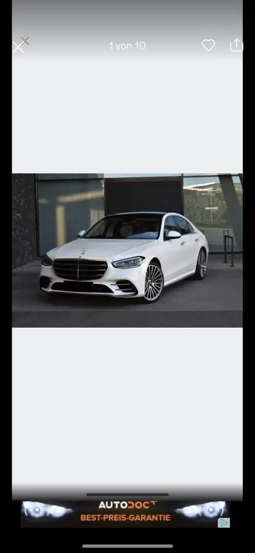 Mercedes-Benz S 350 S 350 d 4Matic (223.031) Beyaz - 1