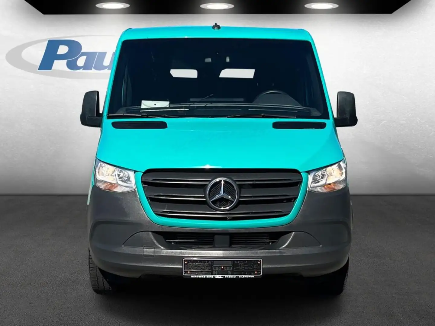 Mercedes-Benz Sprinter 214 CDI KA L1 9G+Klima+Schwingsitz+MFL Grün - 2