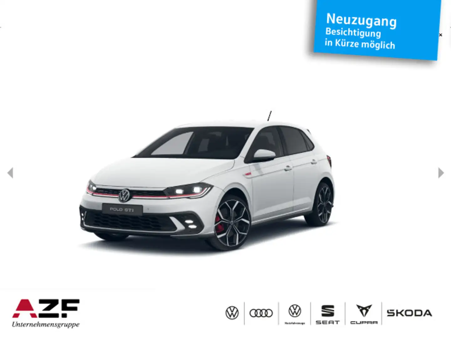 Volkswagen Polo GTI 2,0 l TSI OPF 152 kW (207 PS) 7-Gang-Do Biały - 1