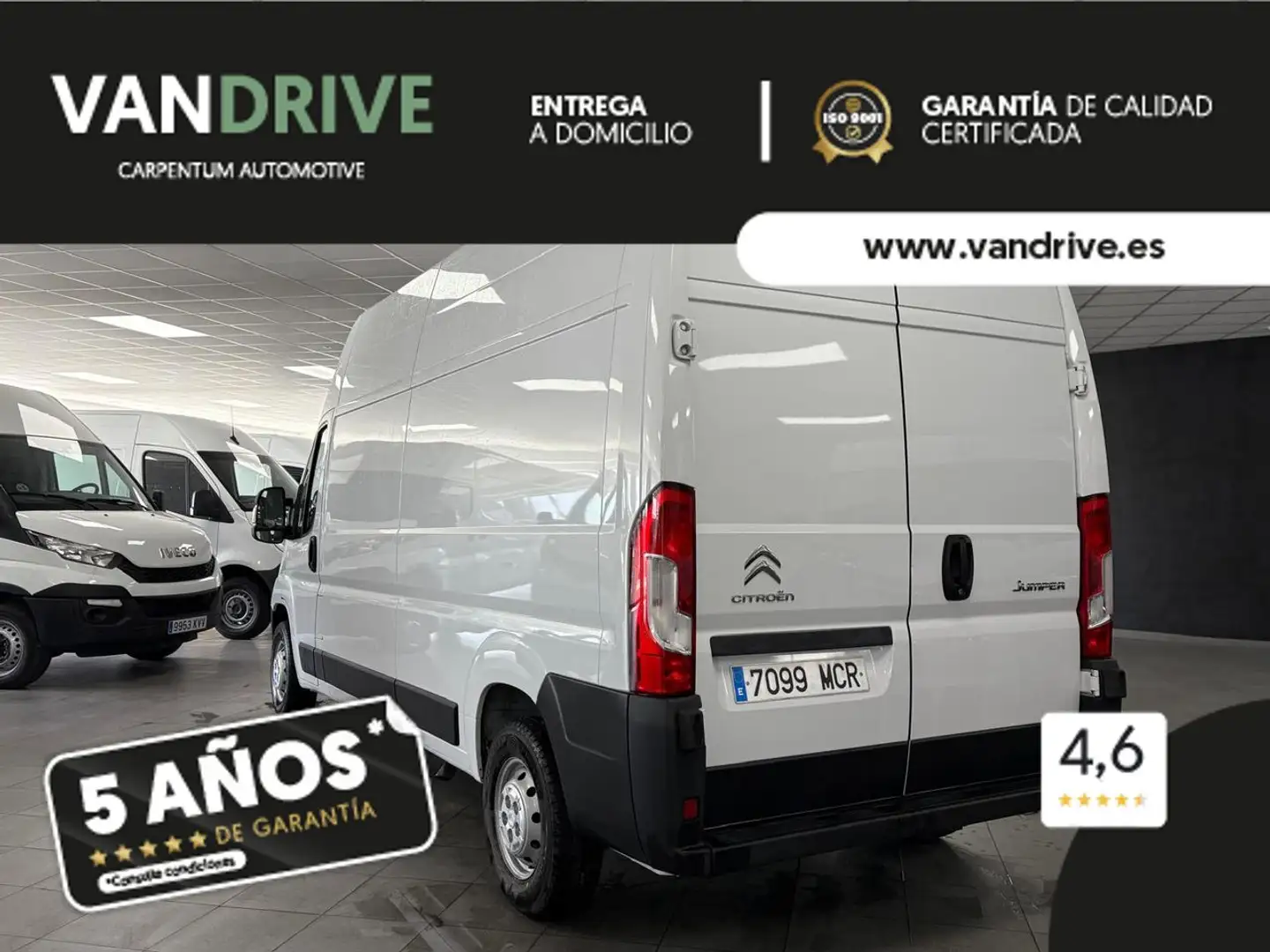 Citroen Jumper BLUEHDI 103KW (140CV) FURGÓN 35L3H3 Blanc - 2