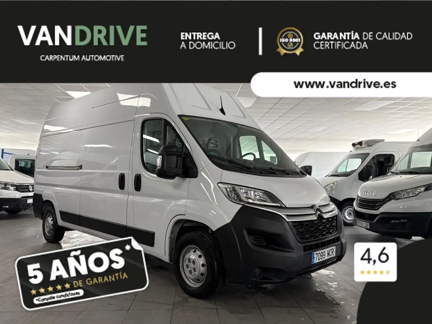 Citroen Jumper BLUEHDI 103KW (140CV) FURGÓN 35L3H3 Blanc - 1