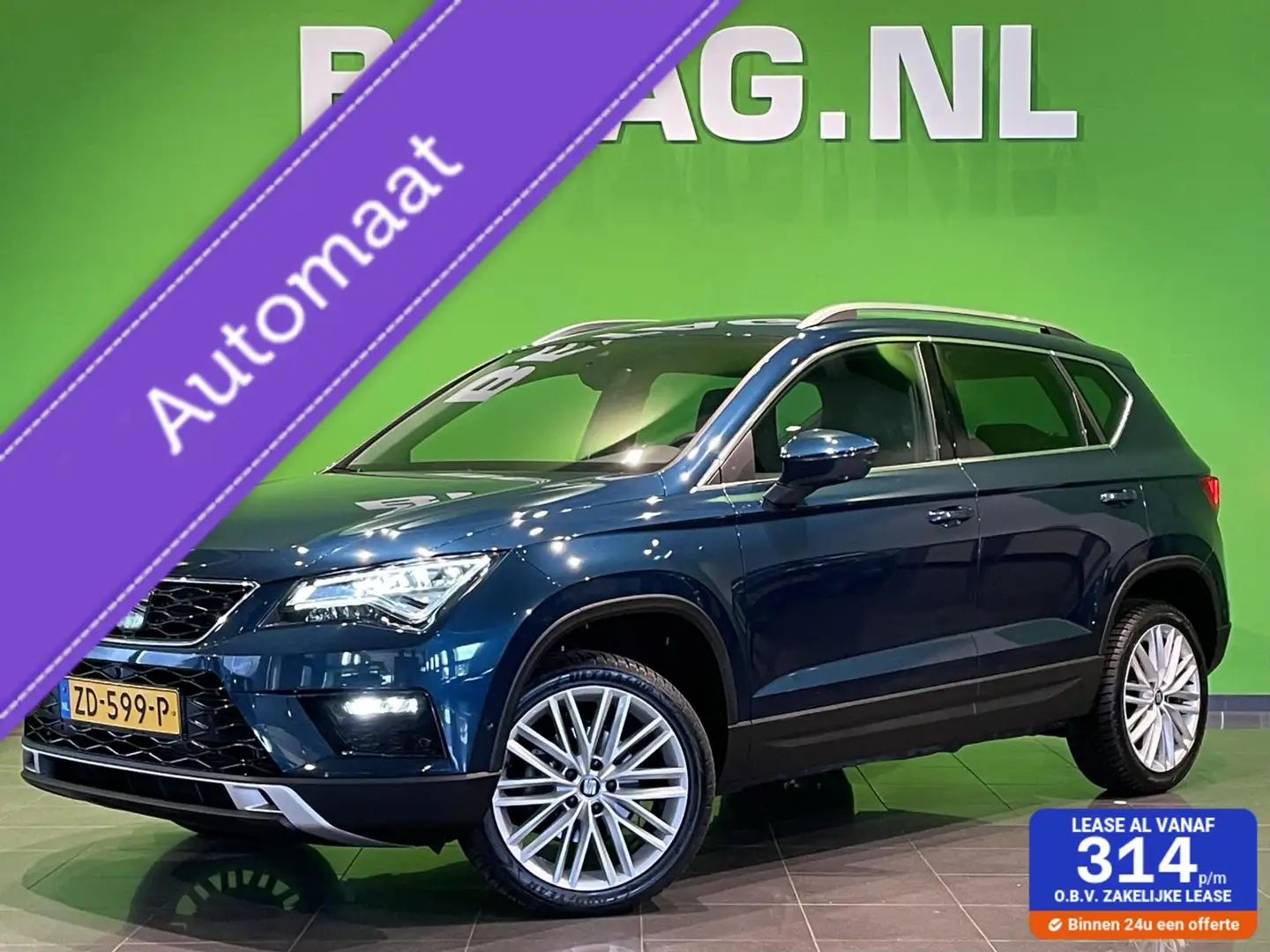 SEAT Ateca 1.5 TSI Xcellence Business Intense | Camera | Virt Blauw - 1