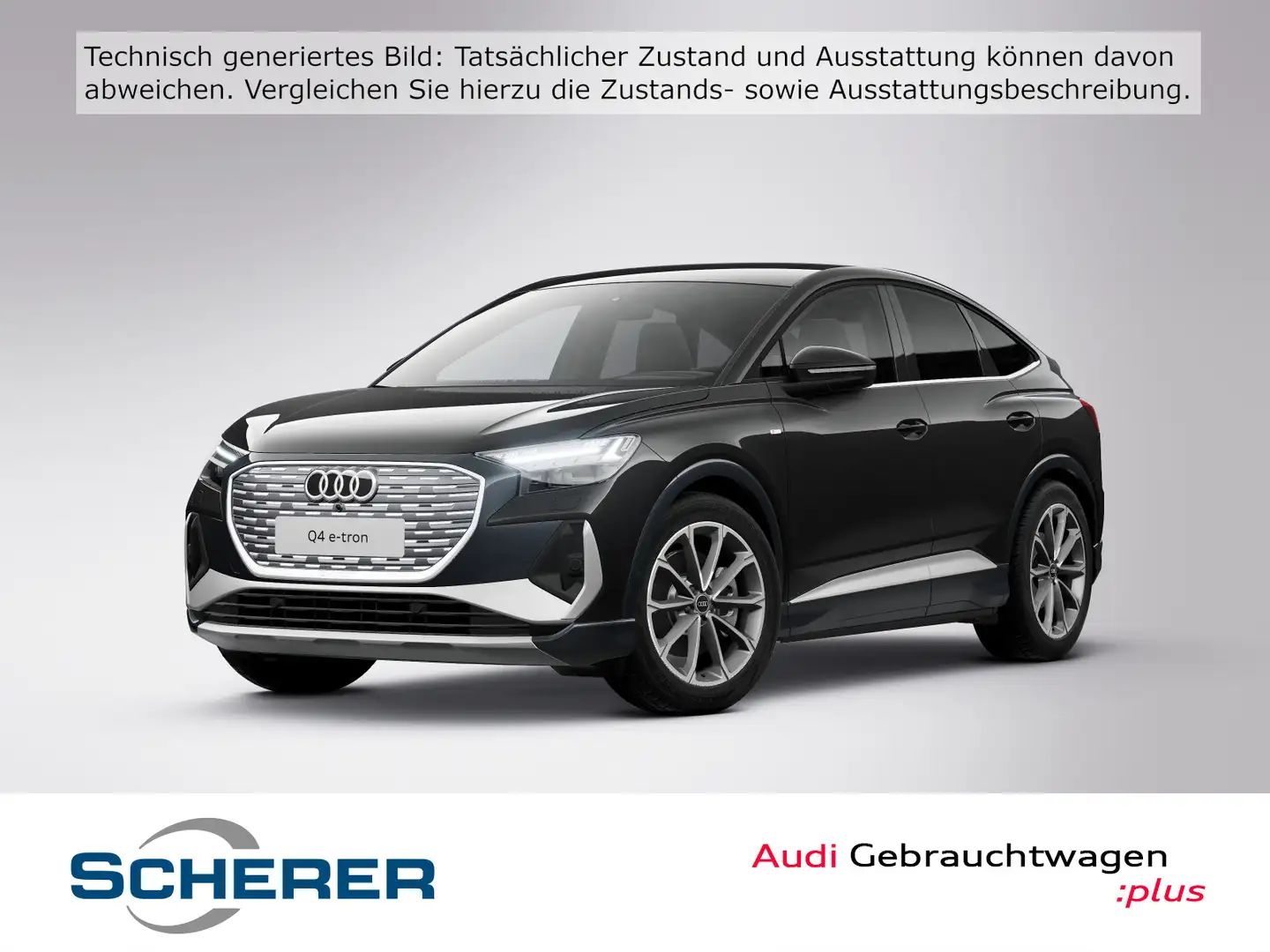 Audi Q4 e-tron Q4 Sportback 40 e-tron 150 kW S LINE SONOS MAT-L Schwarz - 1