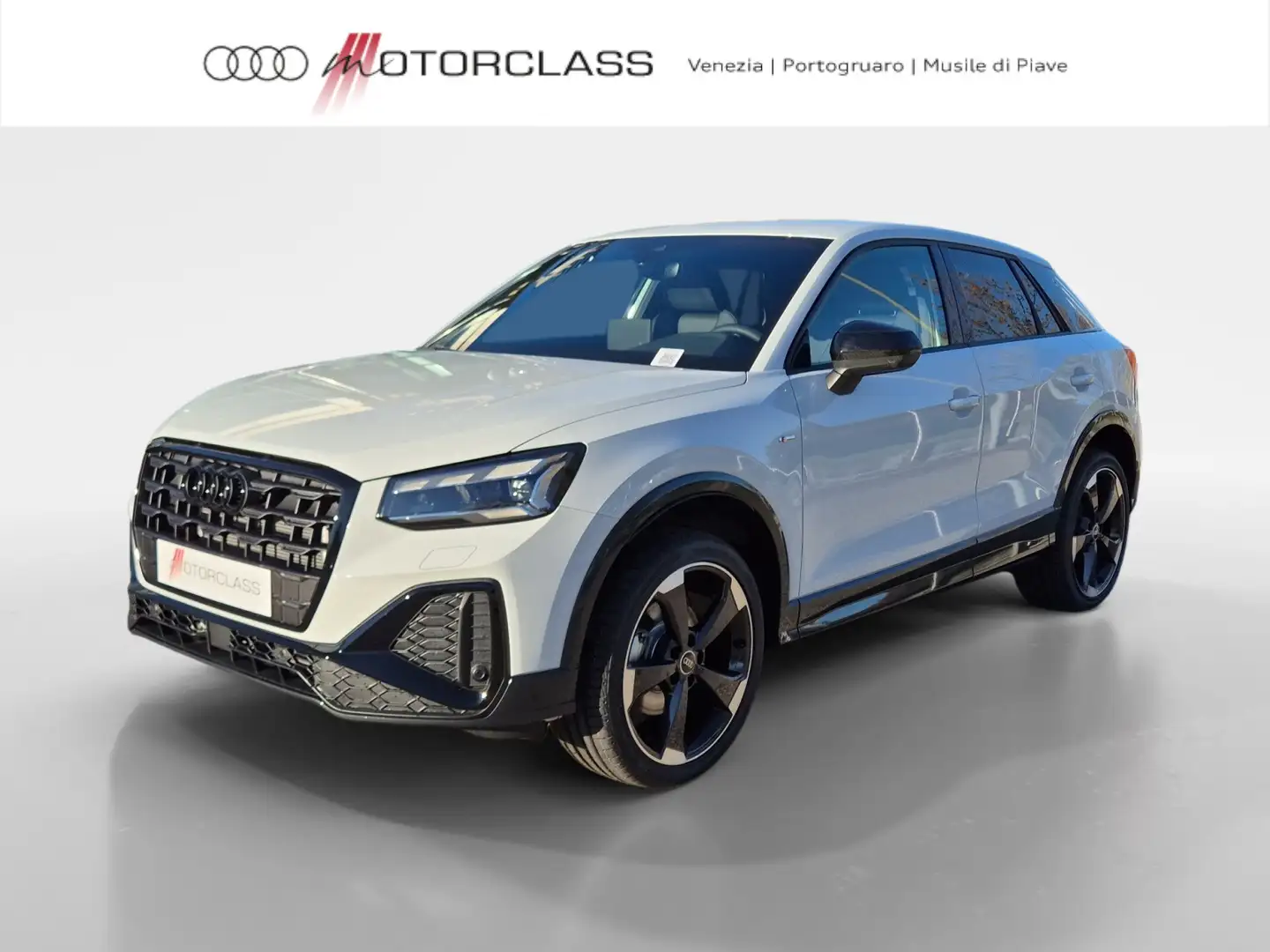 Audi Q2 35 2.0 tdi identity black s tronic Blanc - 1