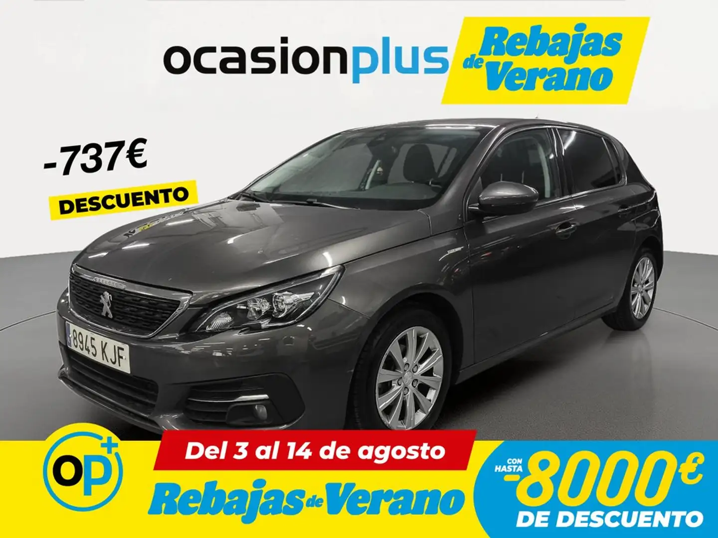 Peugeot 308 1.2 PureTech S&S Style 110 Gris - 1