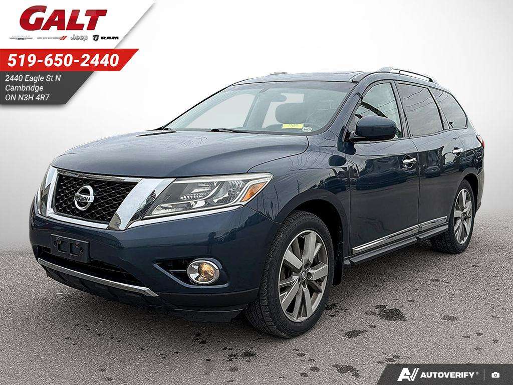 Blue 2014 Nissan Pathfinder SUV / Crossover Four-Wheel Drive Automatic