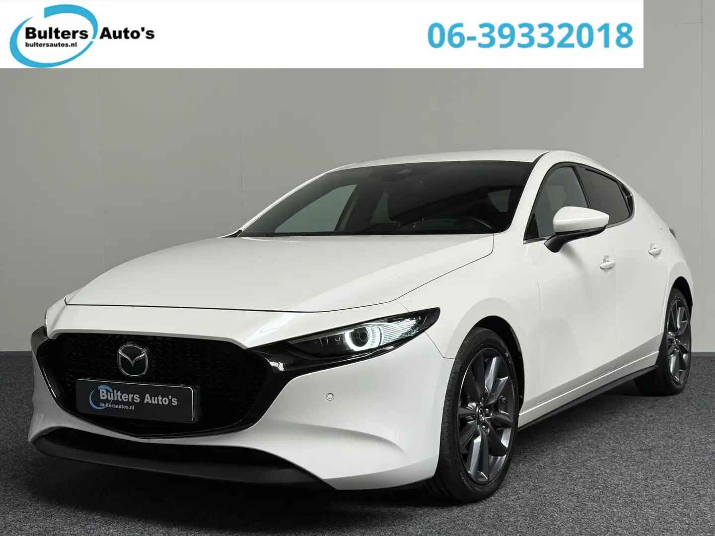 Mazda 3 2.0 e-SkyActiv-G M Hybrid 122 Luxury | LEDER | BOS Blanc - 1