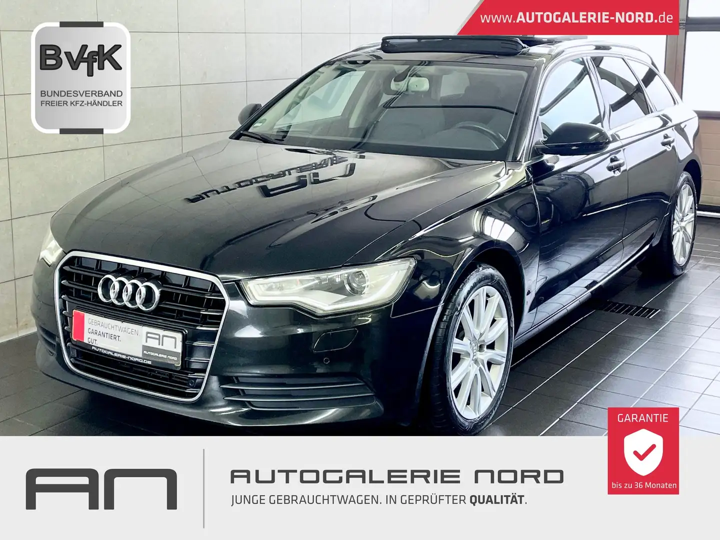 Audi A6 Avant 2.0 TDI Xenon+Pano+KeyGo+Bose+AHK Schwarz - 1