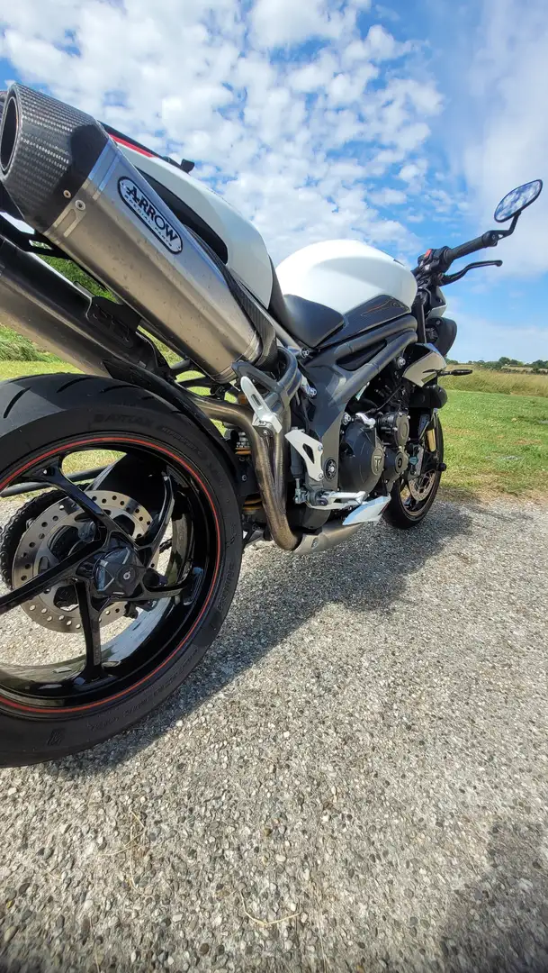 Triumph Speed Triple 1050 RS Blanc - 2