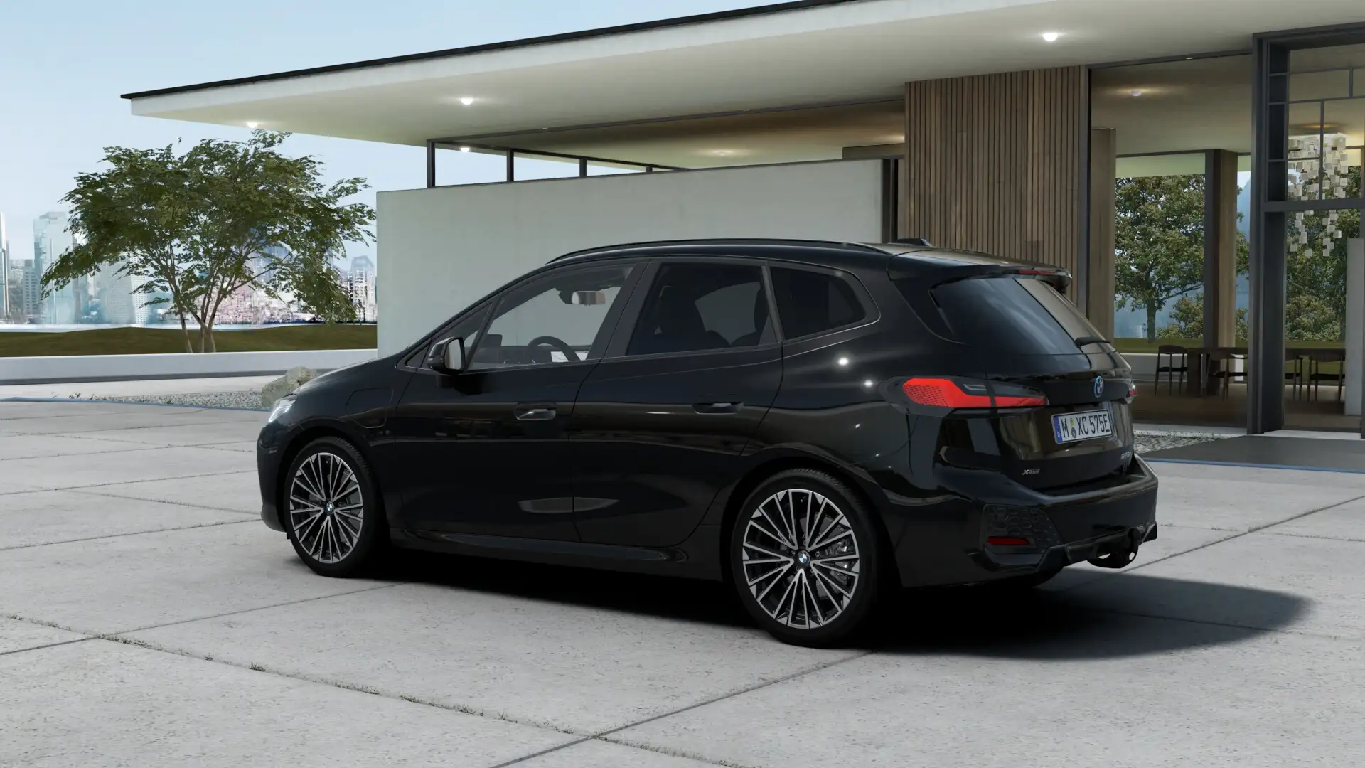 BMW 225 2 Serie Active Tourer 225e xDrive M Sport Automaat Zwart - 2