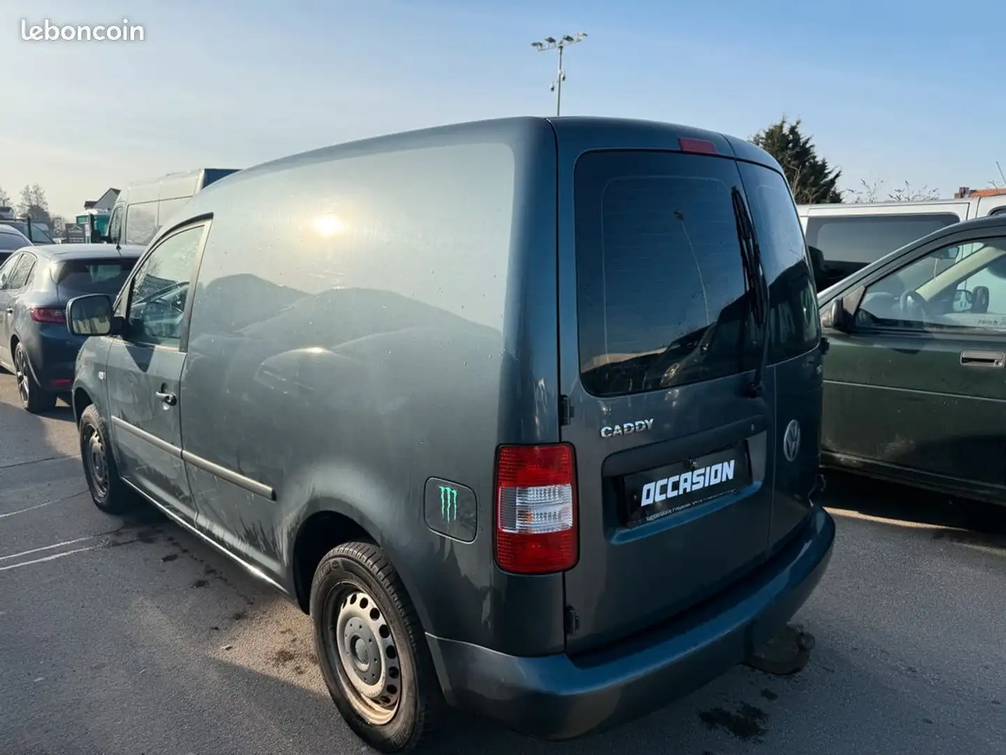 Volkswagen Caddy 1.9 tdi 105cv 2places Clim-Règulateur-102000Km Gris - 2