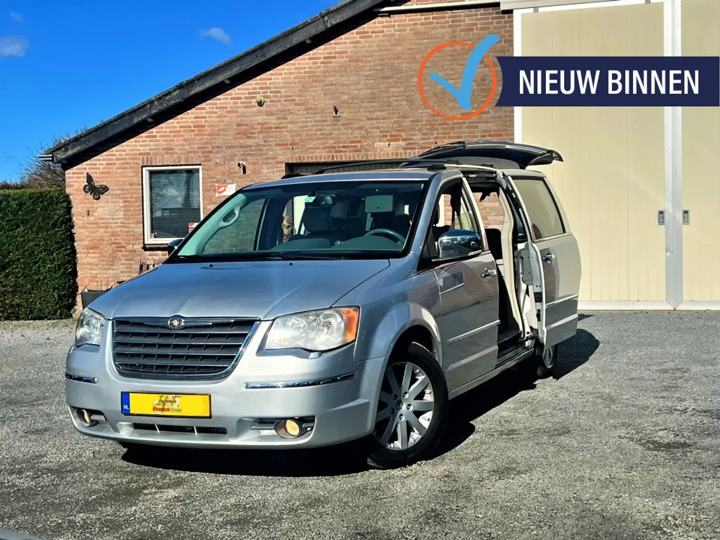 Chrysler Grand Voyager 4.0 V6 LIMITED SWIVEL&GO.TAFEL OPEN-DAK 3xTV/DVD/N Argent - 1
