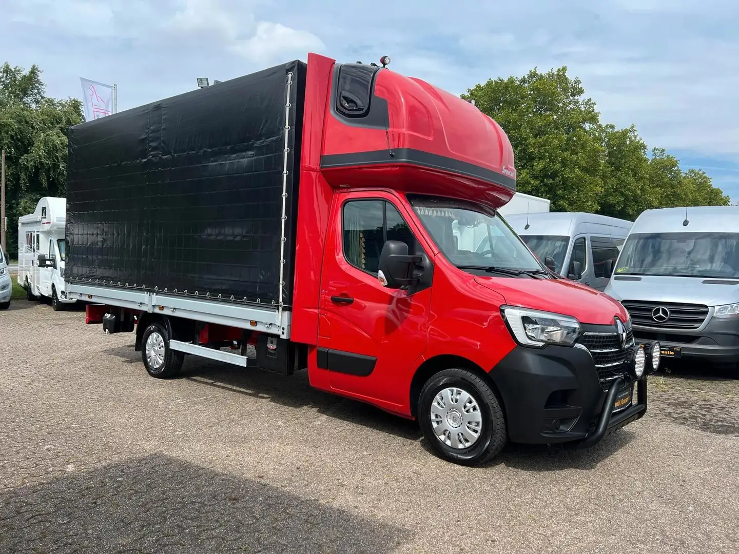 Renault Master Maxi Pritsche+Plane+Schlafkabine*Garantie Piros - 2