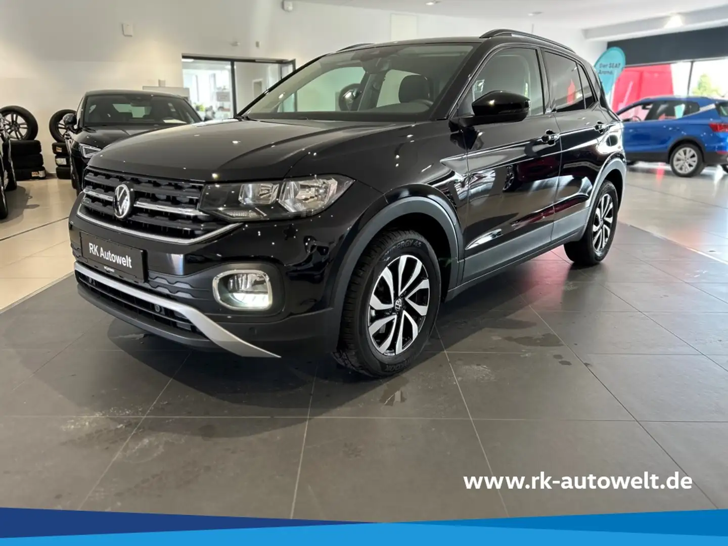 Volkswagen T-Cross Active EU6d 1.0 TSI ACTIVE Navi Kurvenlicht ACC Fe Schwarz - 1