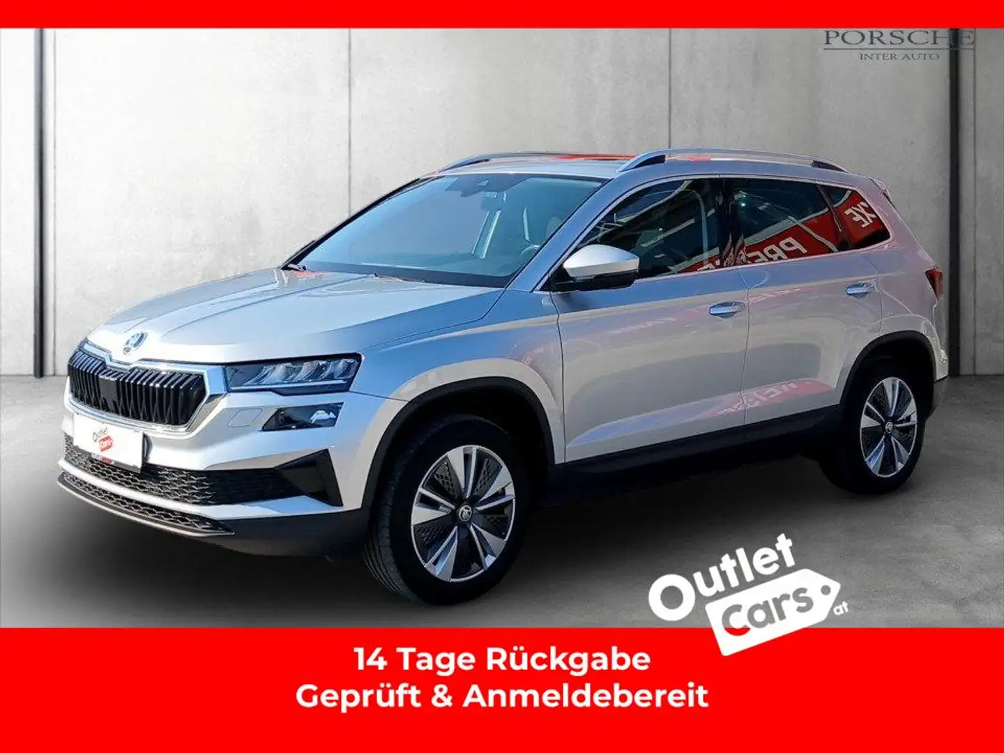 Skoda Karoq 2.0TDI Style DSG CARPLAY+AHK+LED+NAVI+SKY Silber - 1