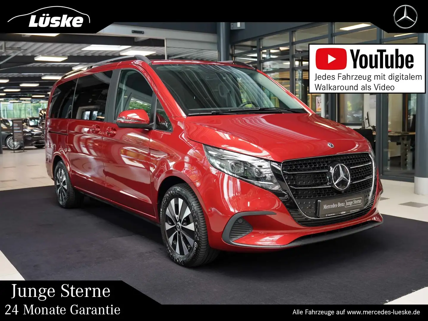Mercedes-Benz V 220 V 220 d 4M STYLE Lang AIRMATIC DISTRO Standheiz Rojo - 1