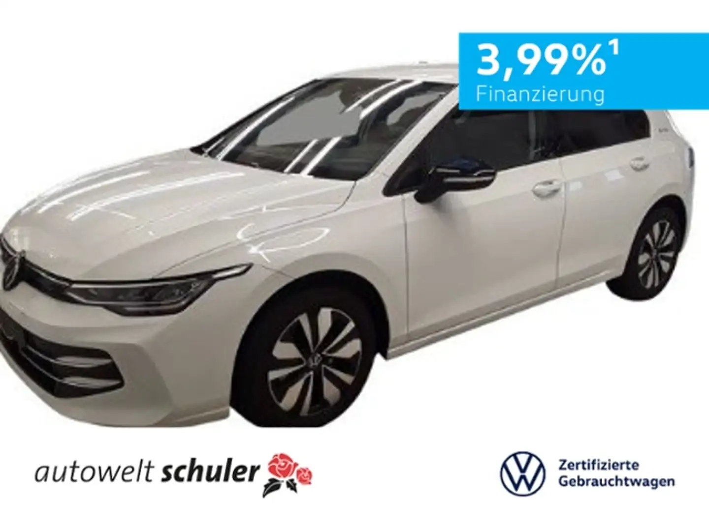 Volkswagen Golf 1,5 eTSI DSG Goal AHK LED Weiß - 1