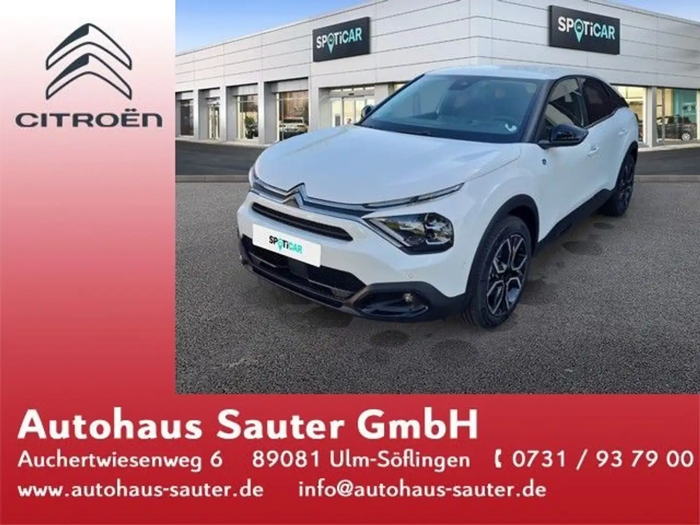 Citroen C4 e-C4 136 SHINE inkl. Kältepaket, Drive Assist plus Blanco - 1