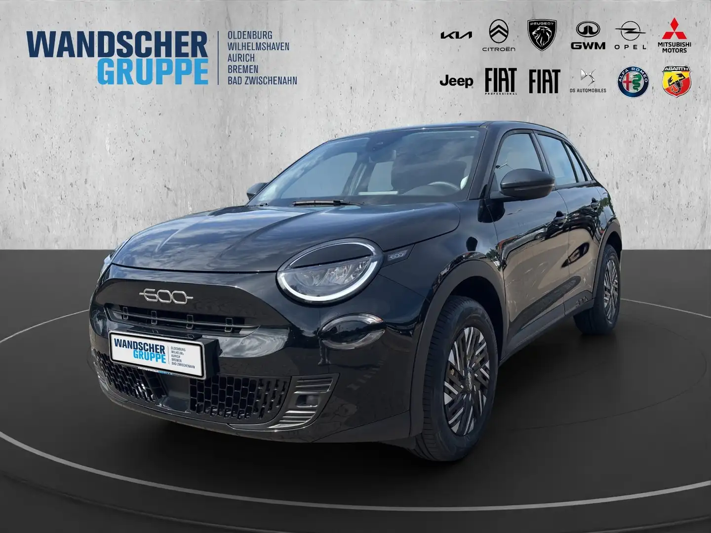 Fiat 600 1.2 ''LED''CarPlay''Klima'' Schwarz - 1