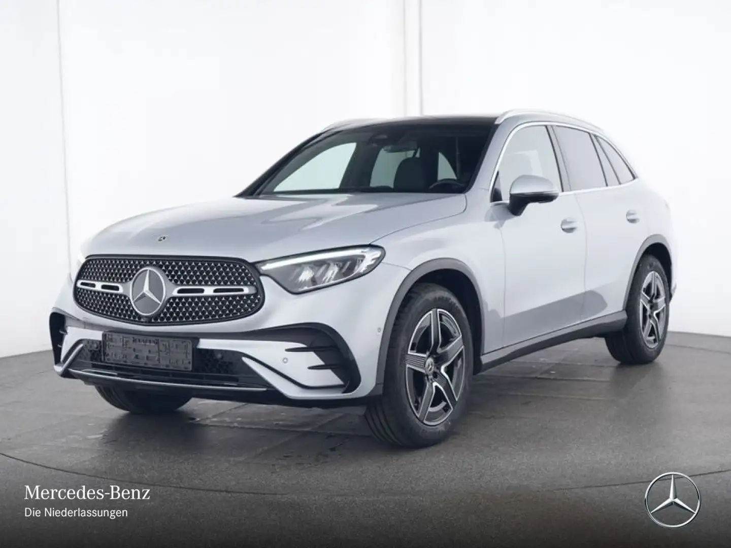 Mercedes-Benz GLC 200 4M AMG+PANO+AHK+LED+KAMERA+TOTW+KEYLESS+9G Zilver - 2