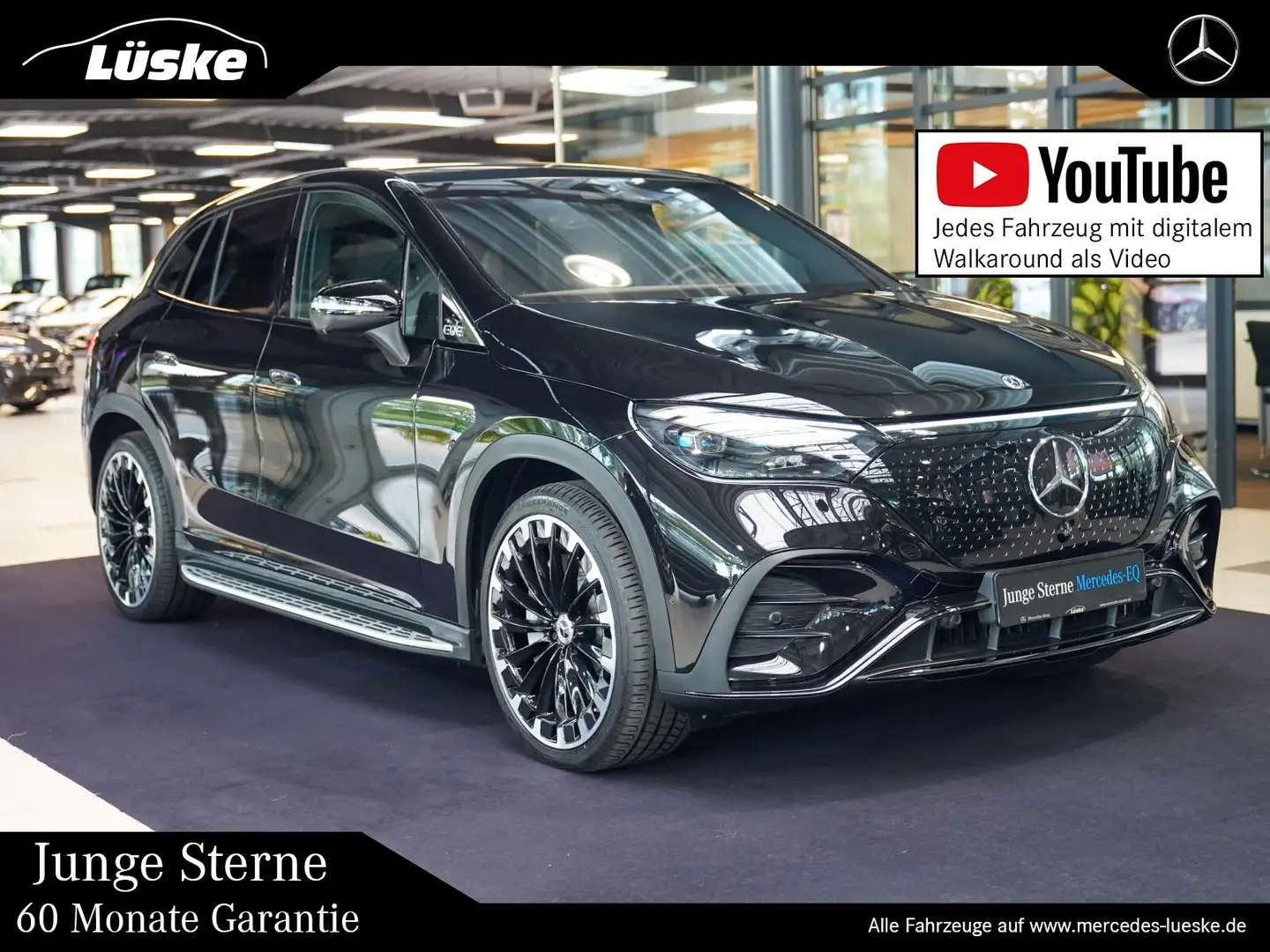 Mercedes-Benz EQE SUV EQE SUV 350 4M AMG Line Premium+ AIRMATIC AHK TV Noir - 1