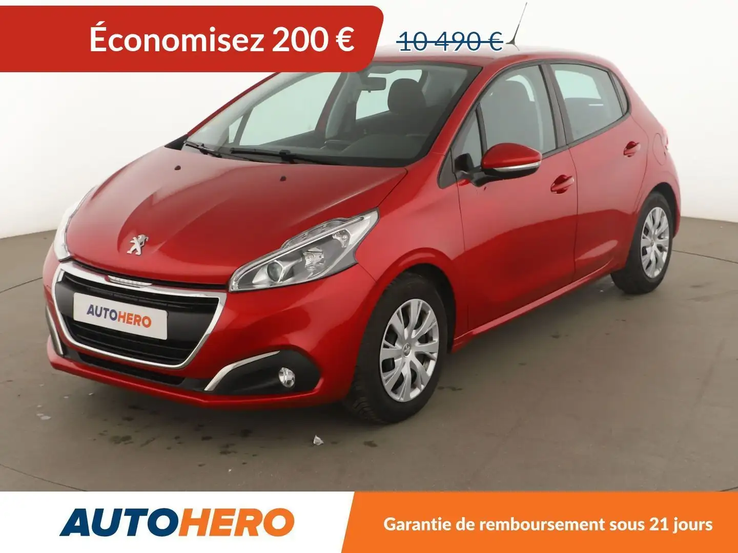 Peugeot 208 1.5 Blue-HDi Active Business Rouge - 1