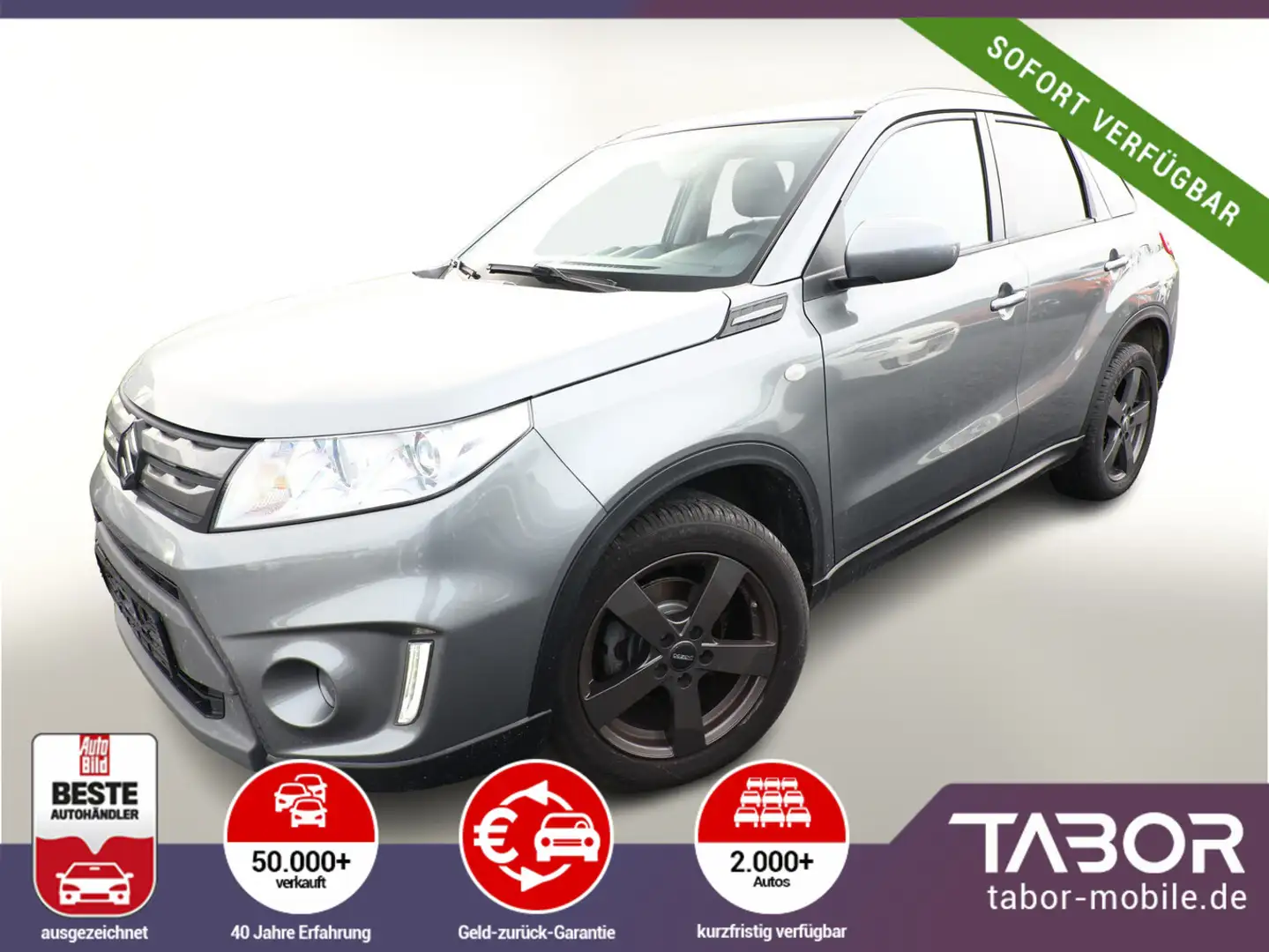Suzuki Vitara 1.6 120 Aut. Comfort Kam SHZ Temp LM17Z Argento - 1