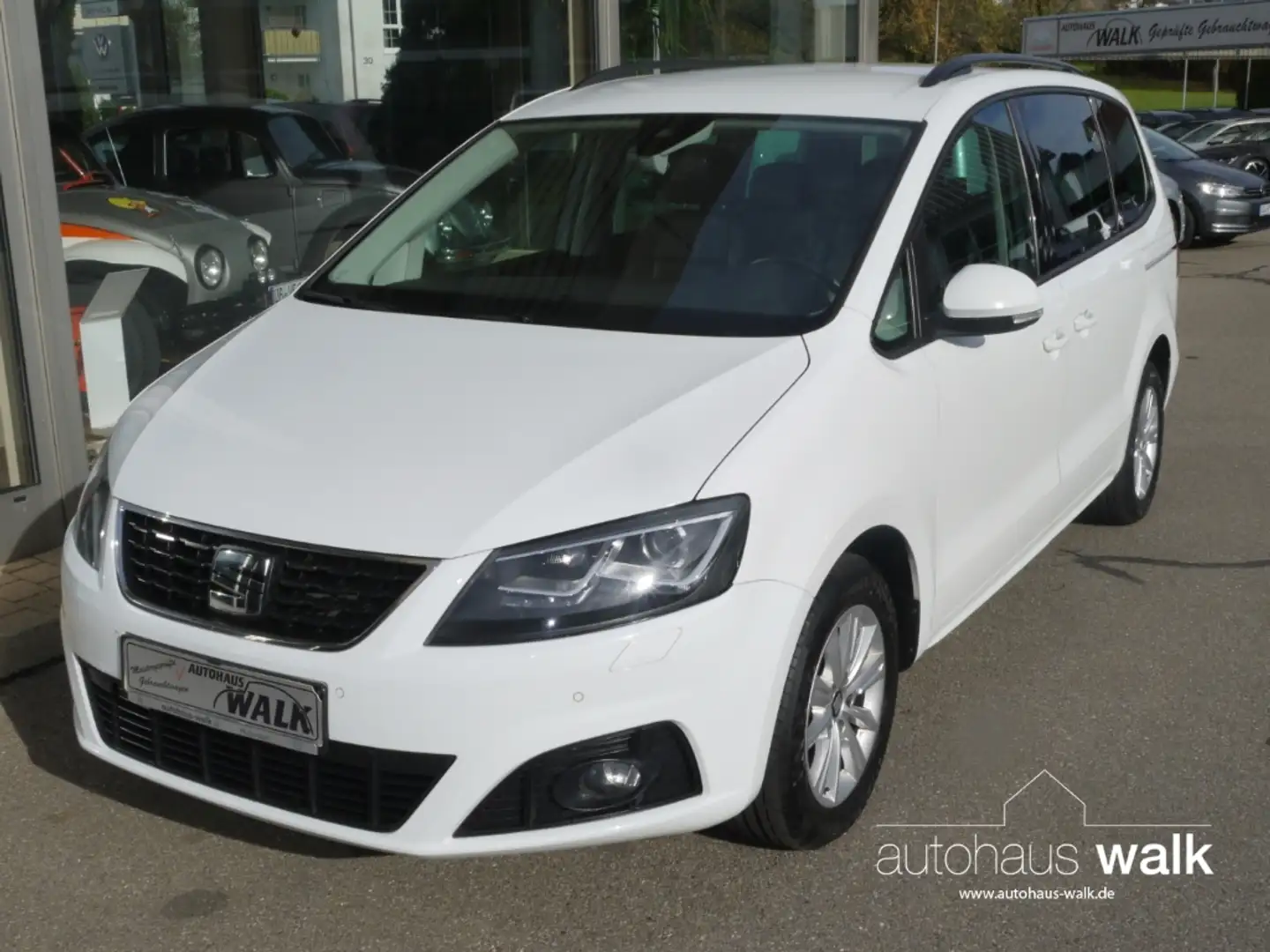 SEAT Alhambra 2.0 TDI DSG Style 7-Sitze/NAVI/AHK/RFK/Leder Weiß - 2