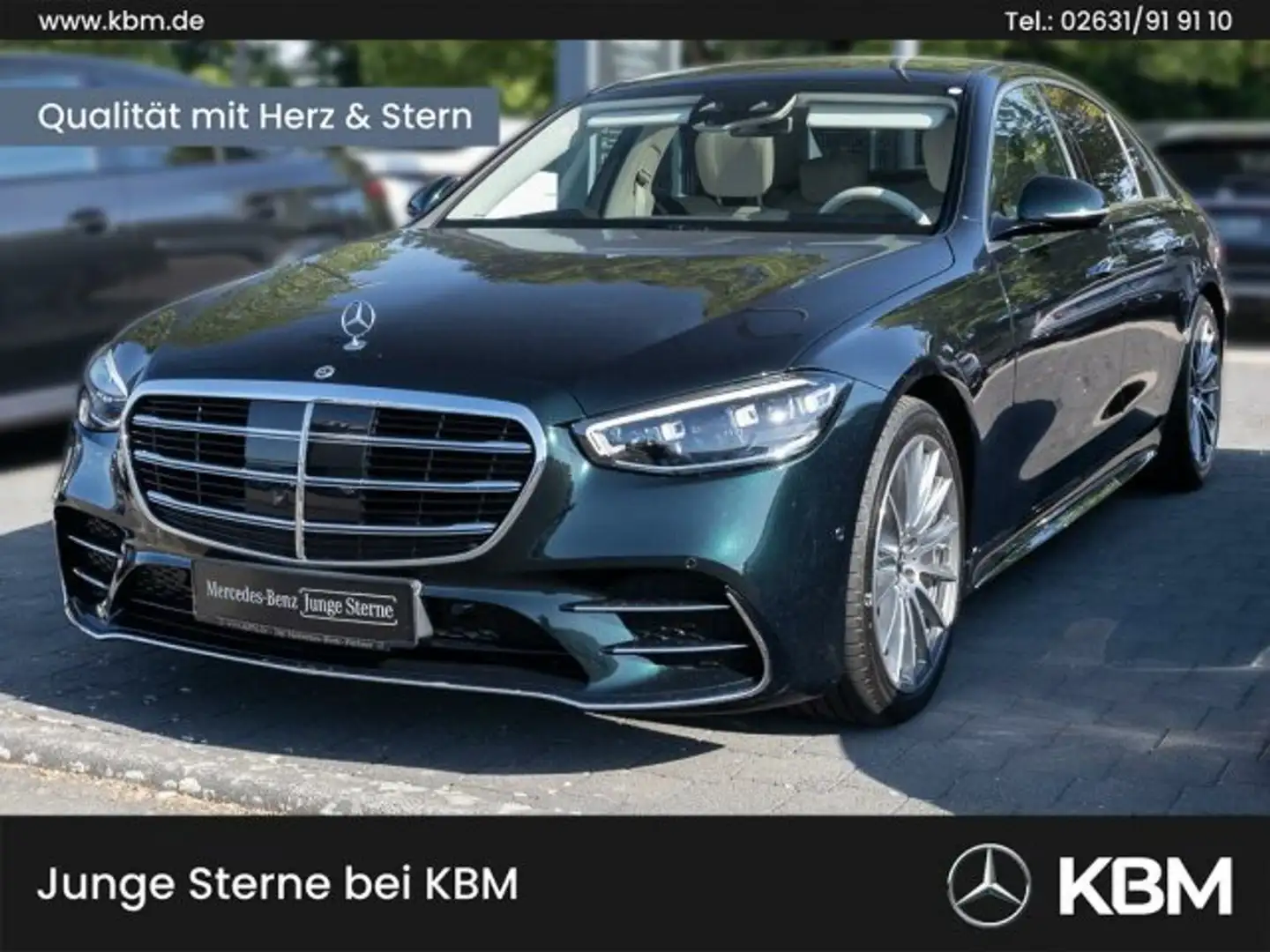 Mercedes-Benz S 400 S 400 d 4M AMG°FAHRASS-P°MULTI°PANO°BURM°AUGMENT Zöld - 1