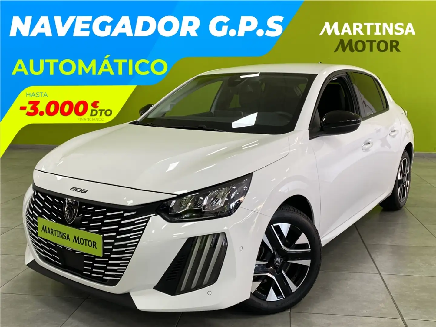 Peugeot 208 1.2 Hybrid Allure e-DCS6 100 Blanco - 1