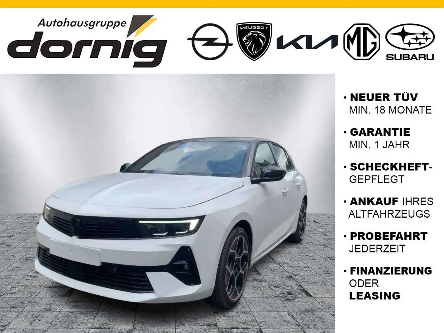 Opel Astra L 5-Türer GS 1.2, Alu *NP* Weiß - 1