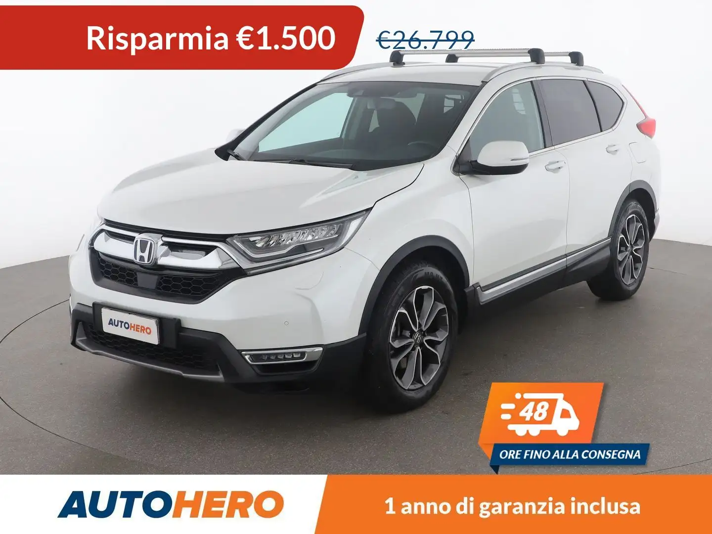 Honda CR-V 2.0 i-MMD Hybrid Elegance 2WD Blanc - 1