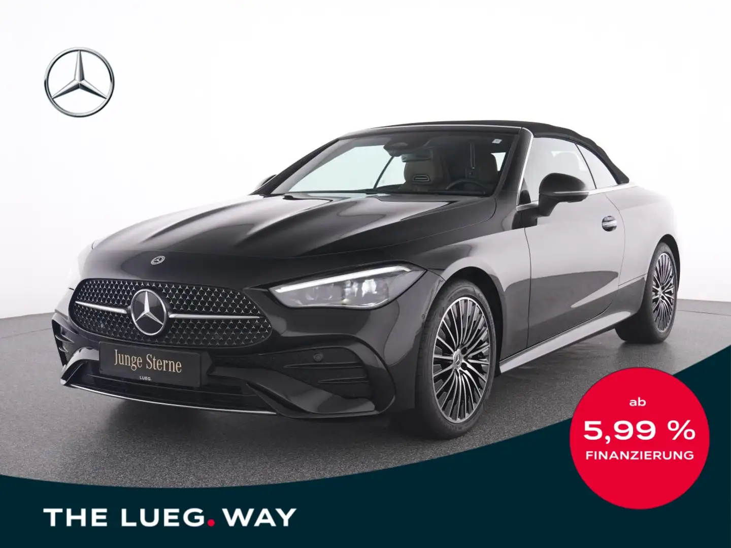 Mercedes-Benz CLE 200 Cabrio AMG+LED+KeyGo+Sound+Mem+Totw+PTS+ Noir - 1
