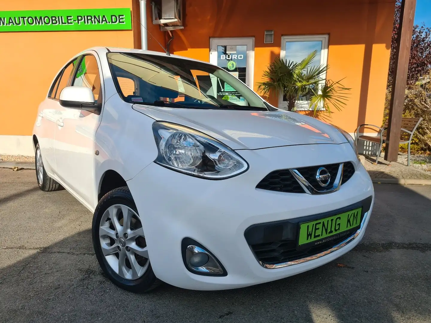 Nissan Micra 1.2 Acenta mit Klimaaut.+SHZ+GRA Blanco - 1
