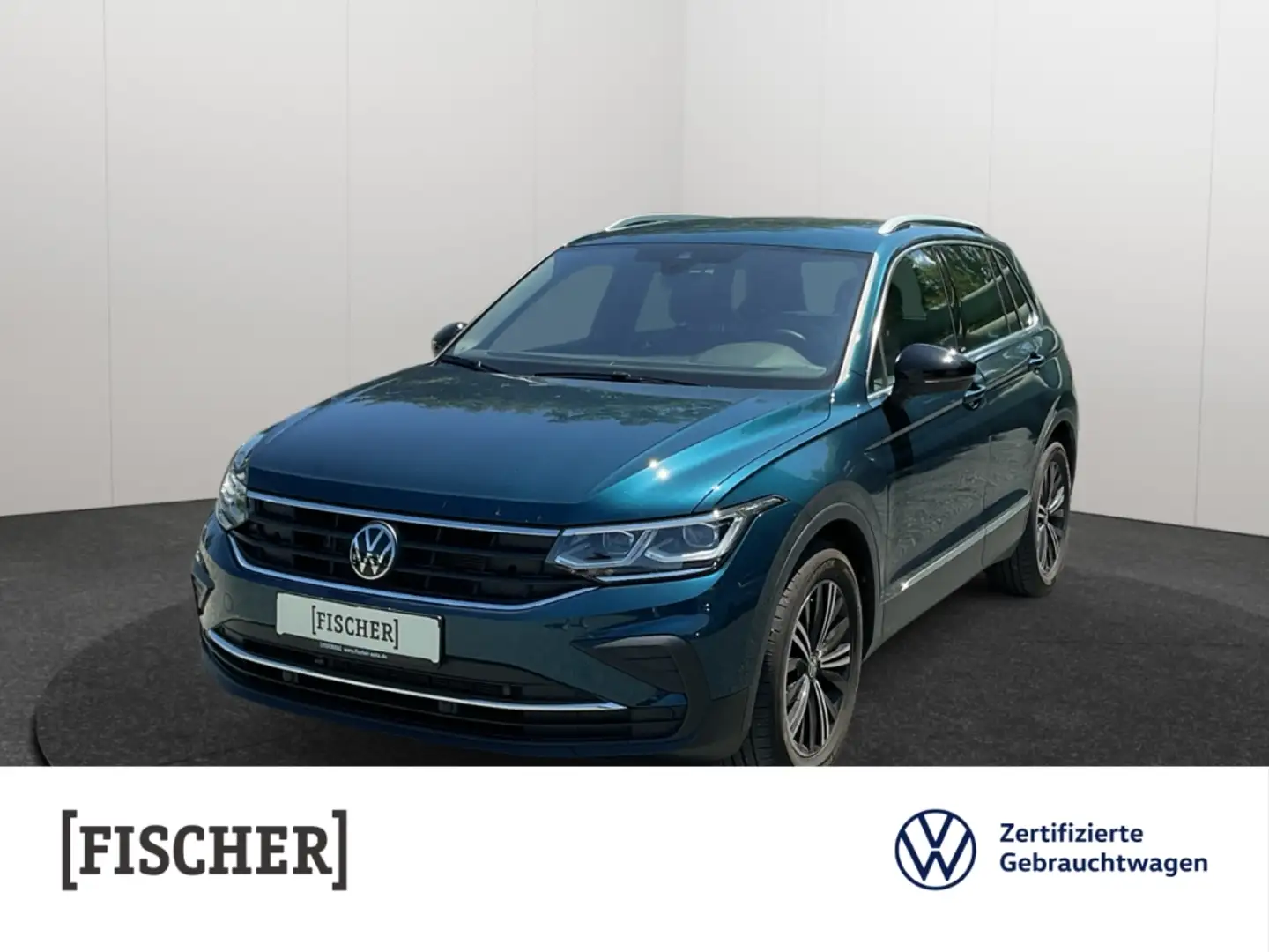 Volkswagen Tiguan 2.0TDI Move Matrix AHK Navi SHZ ACC PDC DAB Blau - 1