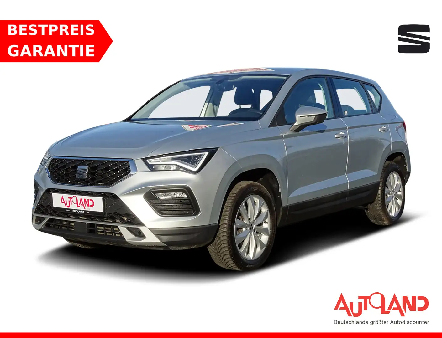 SEAT Ateca 1.5 Style LED Navi Lenkradheizung DAB AHK Argent - 1