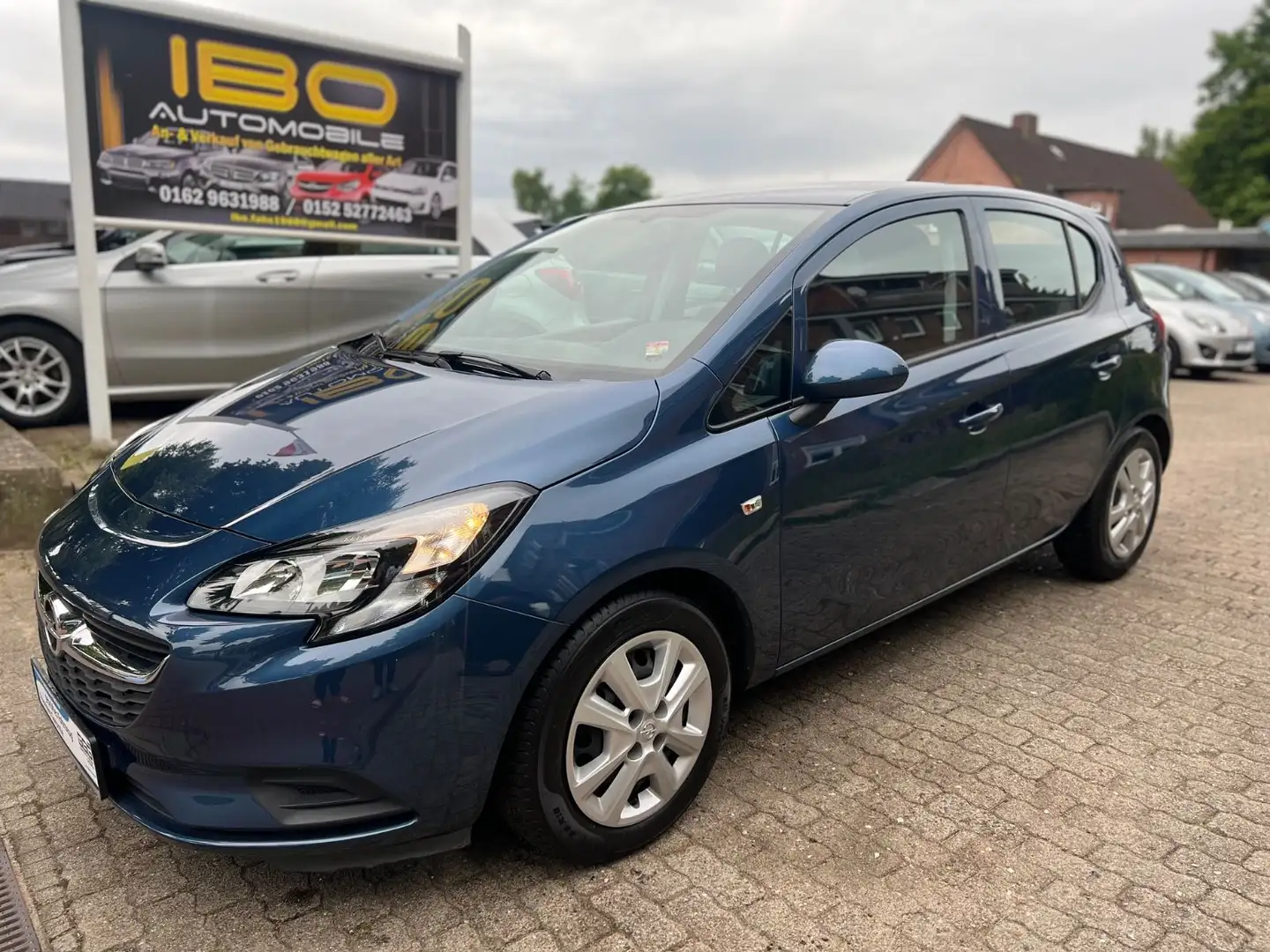 Opel Corsa Edition 5tg 1.4 +GJR+AHK+HU/AU Bleu - 1