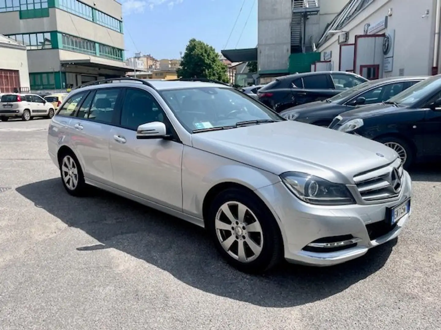 Mercedes-Benz C 200 Classe C SW cdi Elegance Auto. Uniproprietario Argento - 2