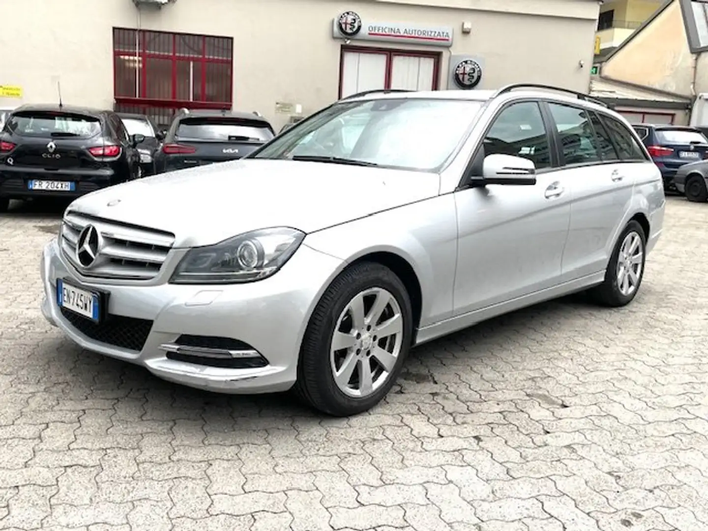 Mercedes-Benz C 200 Classe C SW cdi Elegance Autom. Uniproprietario Argento - 1