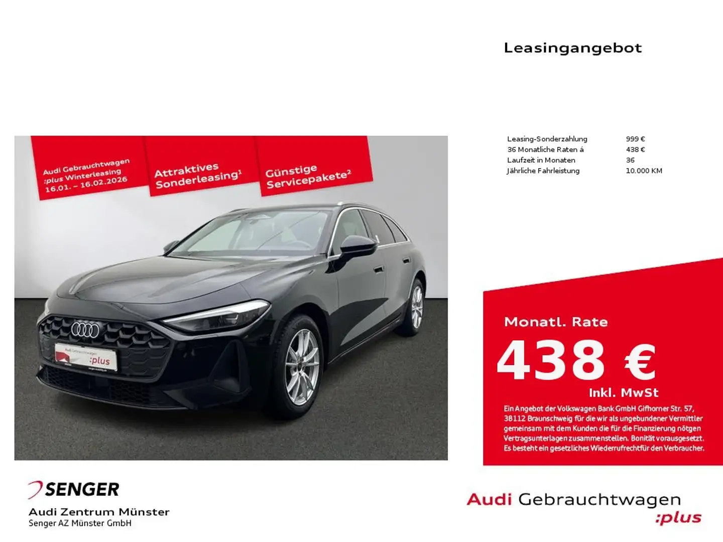 Audi A5 Avant 2.0 TFSI S tronic MMI LED AHK Schwarz - 1