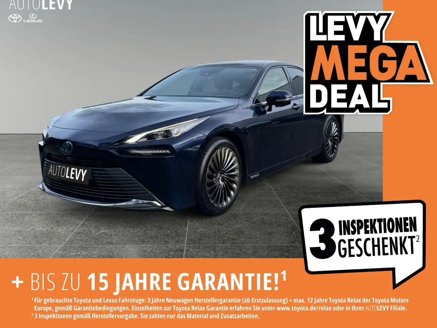 Toyota Mirai Advanced *360*PANO*JBL*LEDER*MEMORY* Blau - 1