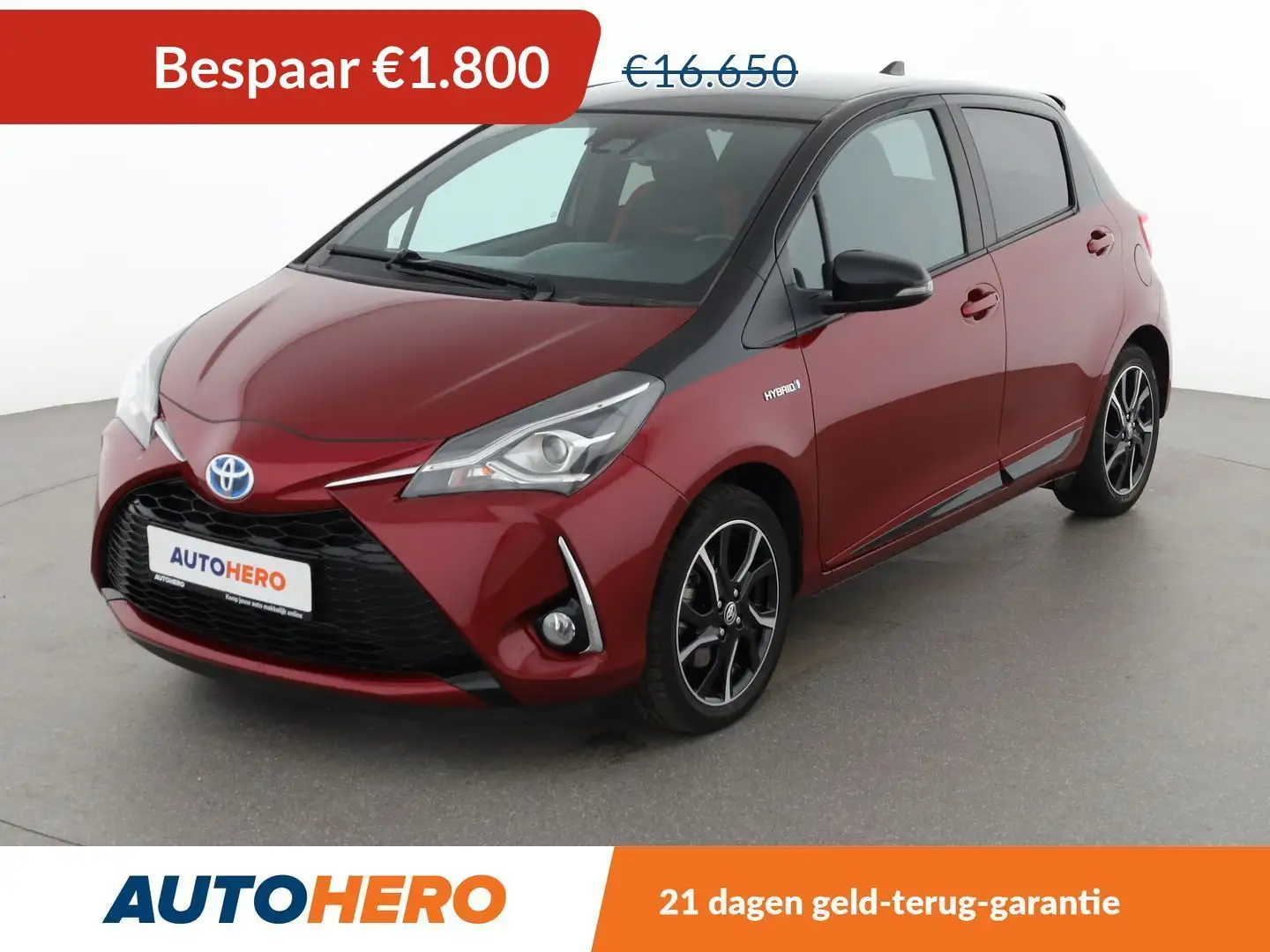 Toyota Yaris 1.5 Hybrid Style Selection Rood - 1