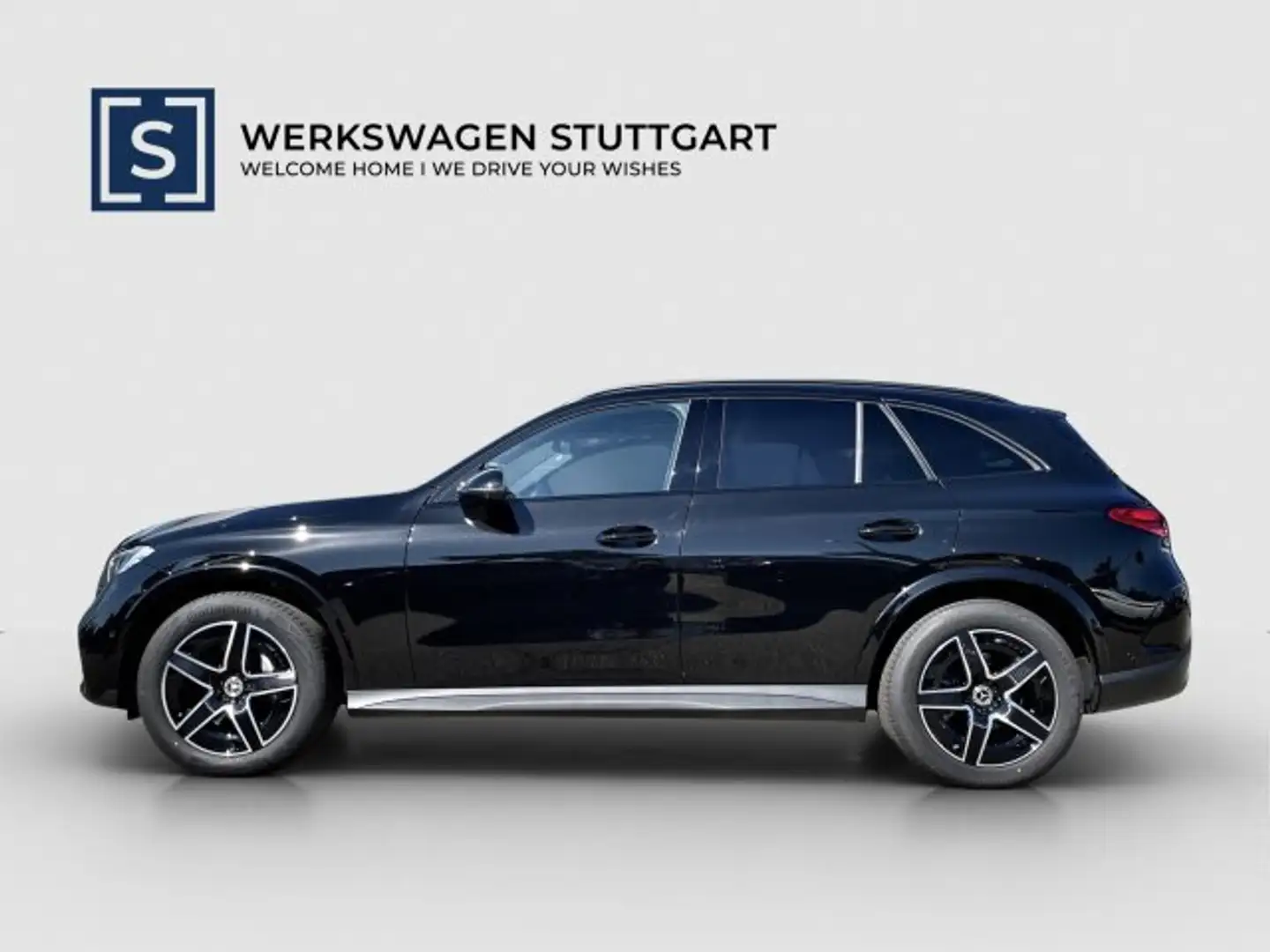 Mercedes-Benz GLC 200 GLC 200 d 4M AMG Night Advanced+ Distr AHK Pano Schwarz - 2