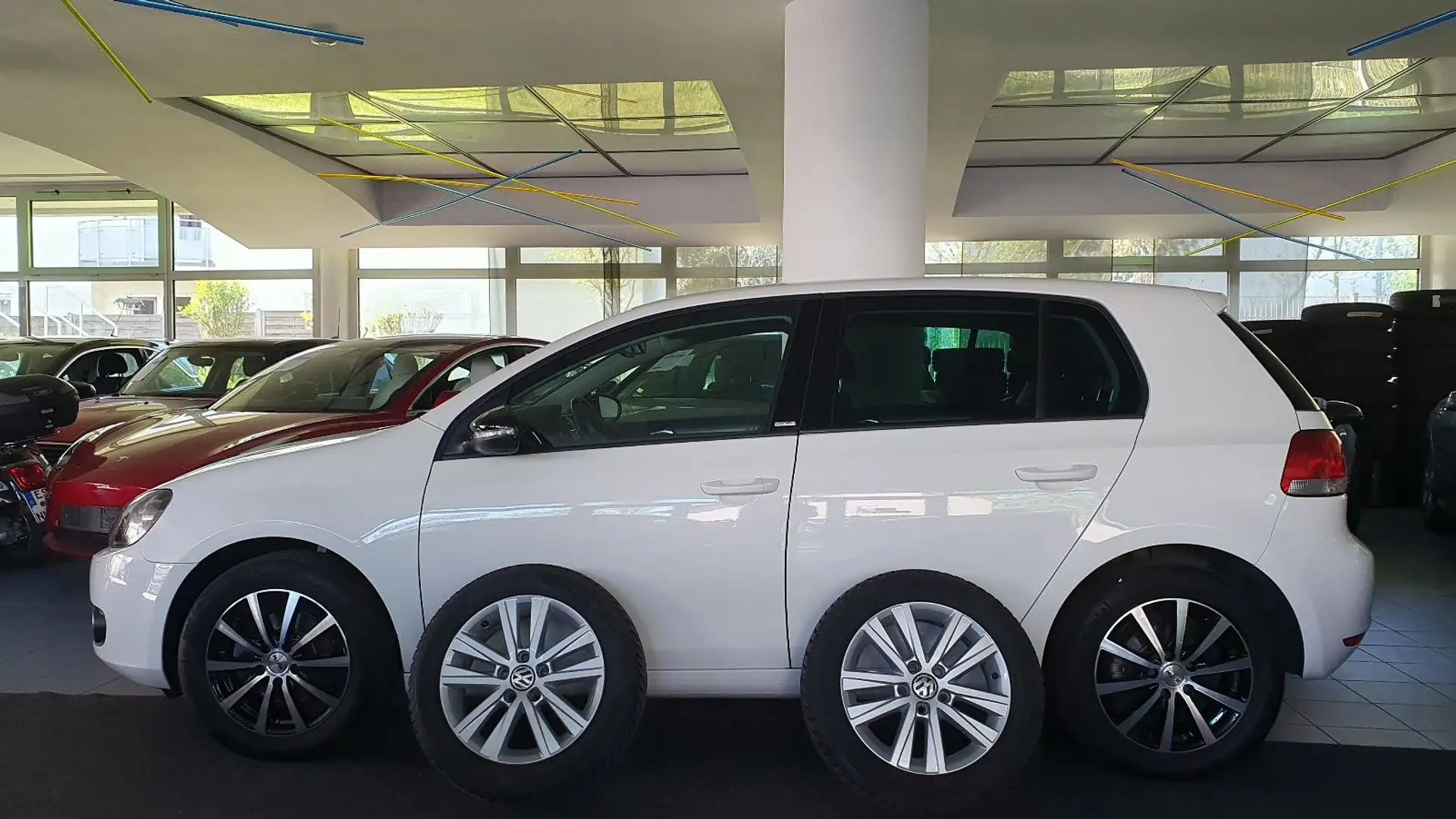 Volkswagen Golf VI Style/Klimaaut/SHZ/Temp/Scheckheftgepfl Weiß - 2