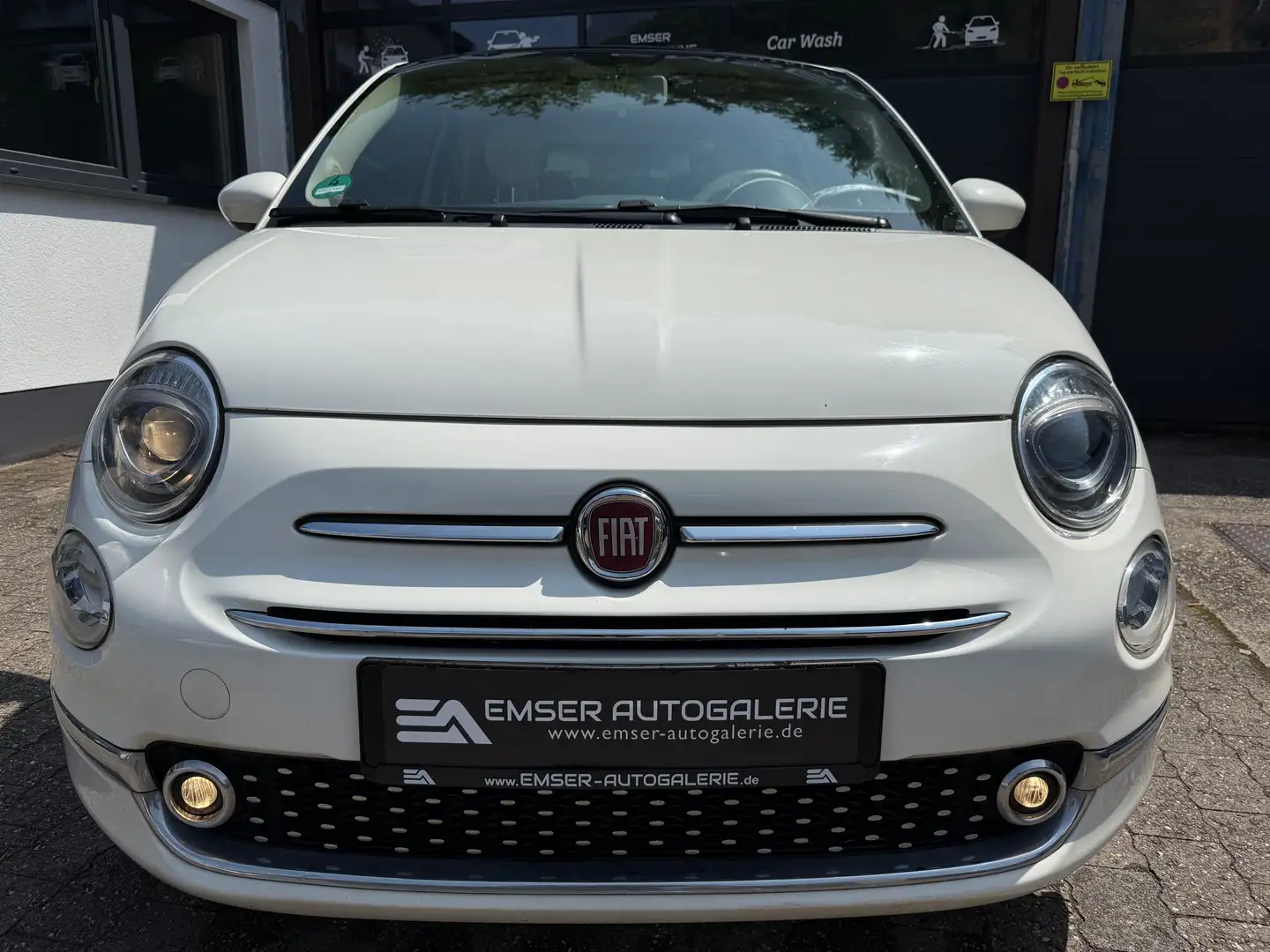 Fiat 500 1.2 (2017) Großes Display TÜV neu Weiß - 2