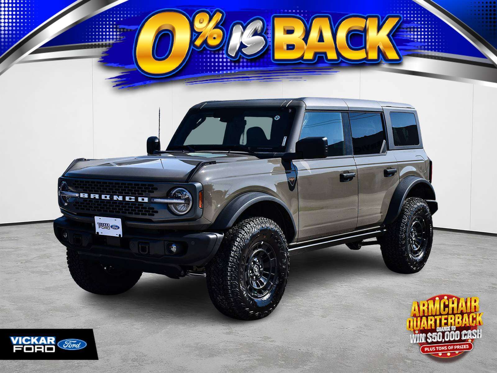 Gray 2026 Ford Bronco SUV / Crossover Four-Wheel Drive Automatic