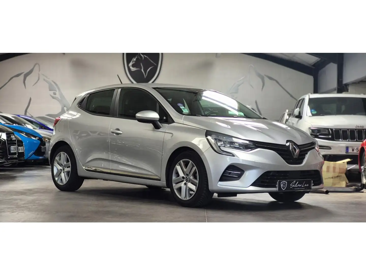 Renault Clio V 1.0 Tce 100 ZEN 5 PORTES / APPLE CAR PLAY ANDROI Gris - 1