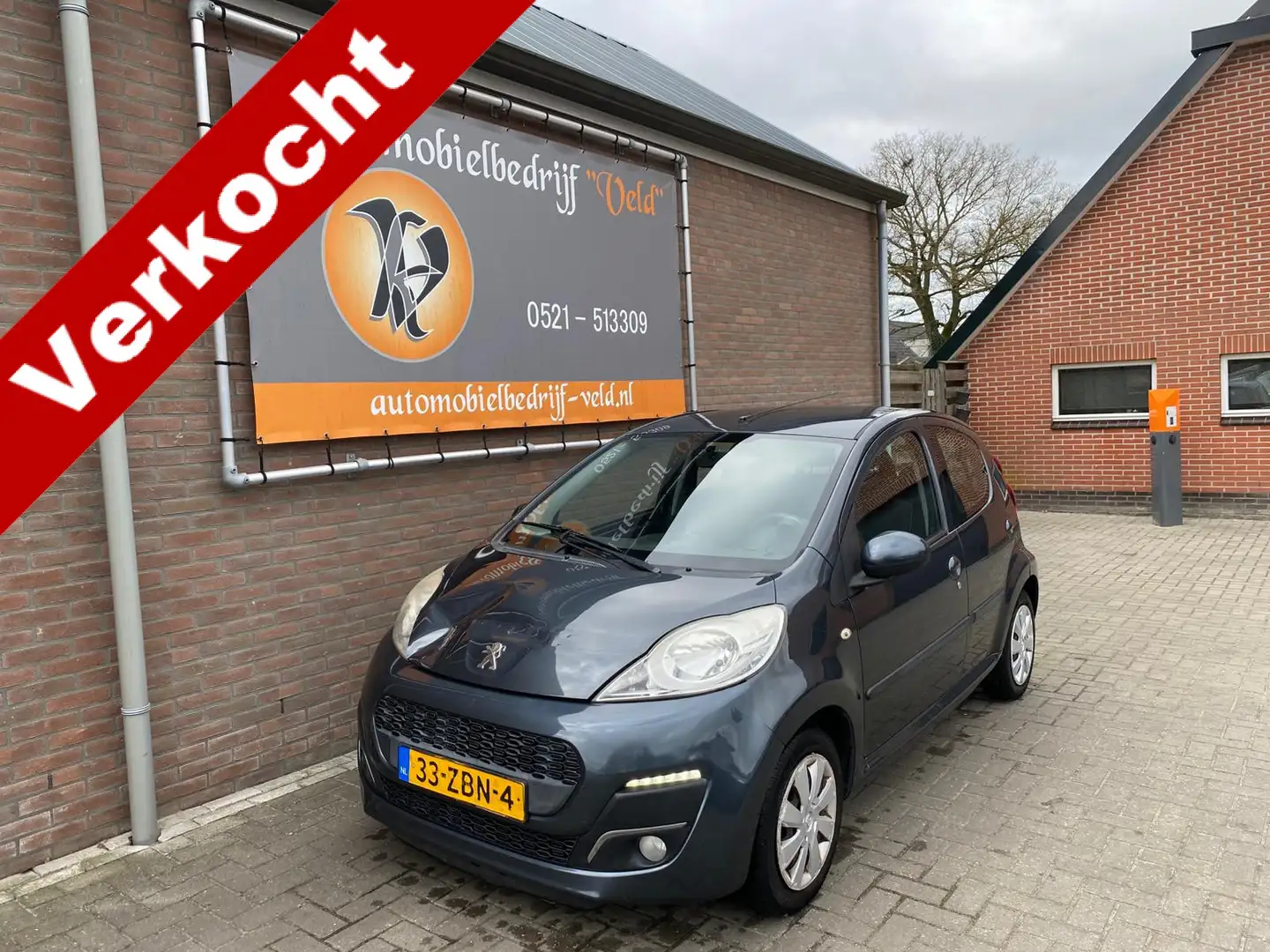 Peugeot 107 1.0 Active Gris - 1