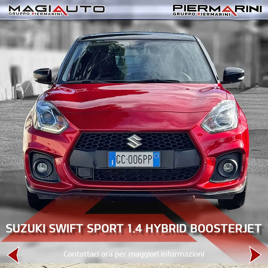 Suzuki Swift Swift Sport 1.4 Hybrid Boosterjet Rosso - 2