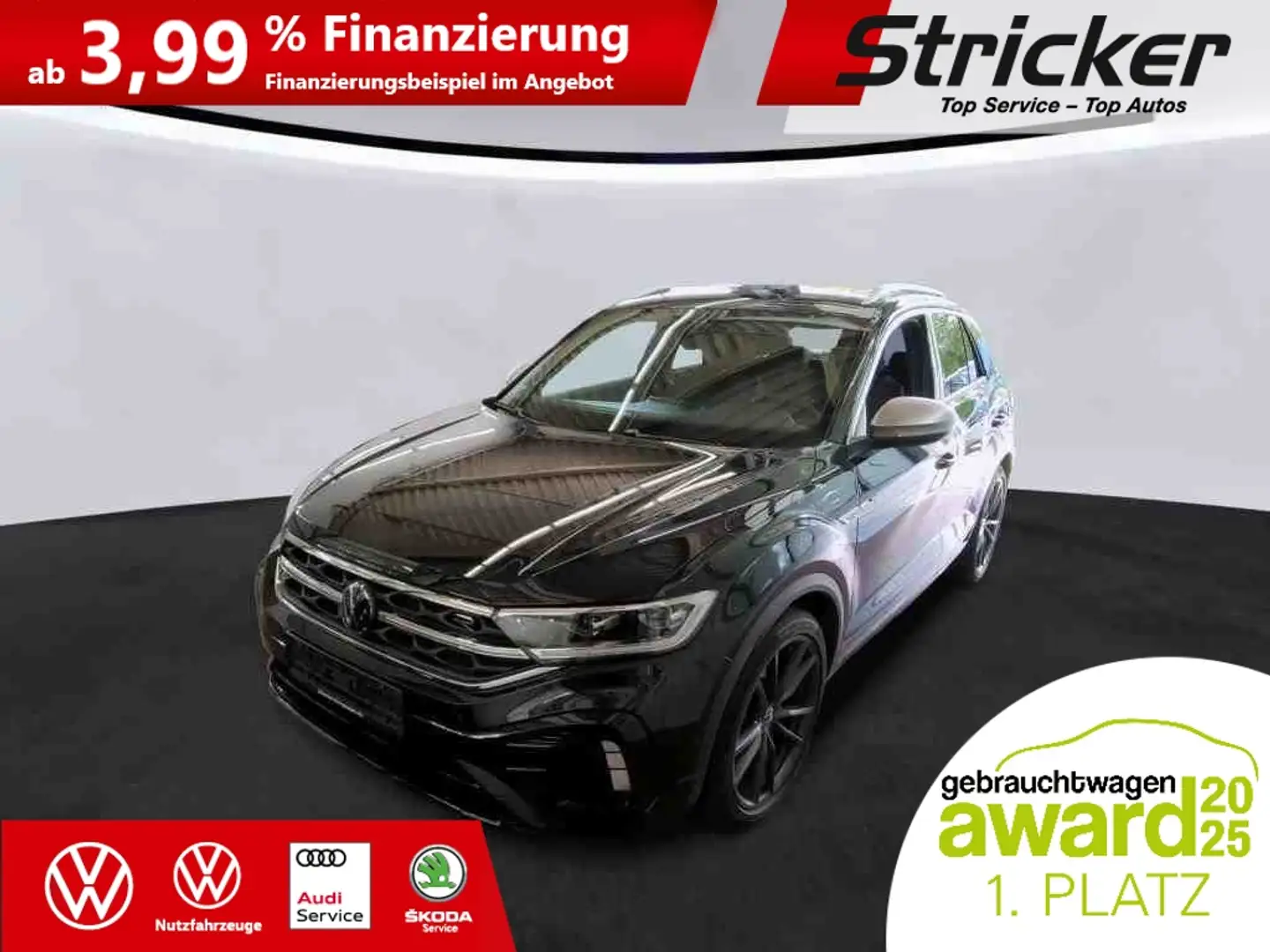 Volkswagen T-Roc R 2.0TSI 395,-ohne Anzahlung Akrapovic Pano AHK Schwarz - 2